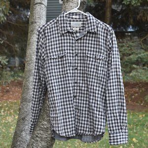 Lucky Brand Button Down Collared Pattern Shirt